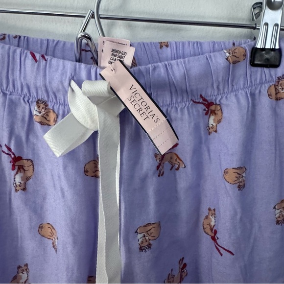 NWT Victoria’s Secret Lavender Dreamer Fox Pajama set Size XS - Picture 6 of 15